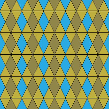 Rhombus seamless pattern. Fashion graphic background design.のイラスト素材