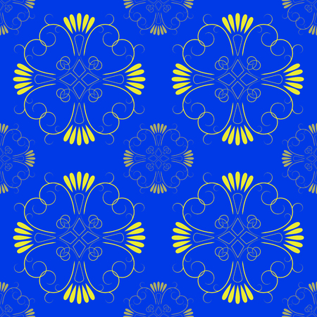 Abstract seamless pattern. Fashion graphic background design. Modern stylish abstract texture. Design colorful template for prints, textiles, wrapping, wallpaper, website etc. Vector illustrationのイラスト素材