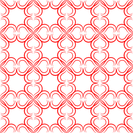 Heart couple seamless pattern. Fashion graphic background design. Modern stylish abstract texture. Colorful template for prints, textiles, wrapping, wallpaper, website etc. Vector illustrationのイラスト素材