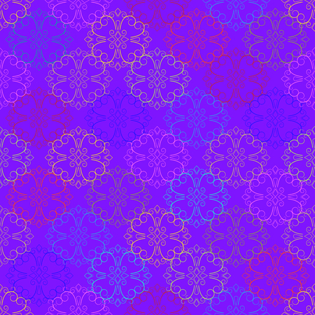 Abstract floral seamless pattern. Fashion graphic background design. Modern stylish abstract texture. Design colorful template for prints, textiles, wrapping, wallpaper, website. Vector illustrationのイラスト素材