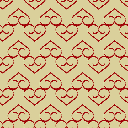 Heart seamless pattern. Fashion graphic background design. Abstract texture of valentines day. Colorful template for prints, textiles, wrapping, wallpaper, website etc. Vector illustrationのイラスト素材
