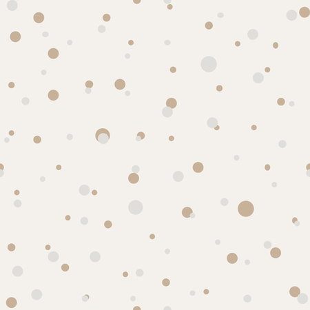 Polka dot abstract texture seamless pattern. Fashion graphic background design. Modern stylish abstract texture. Monochrome template for prints, textiles, wrapping, wallpaper, etc. Vector illustrationのイラスト素材