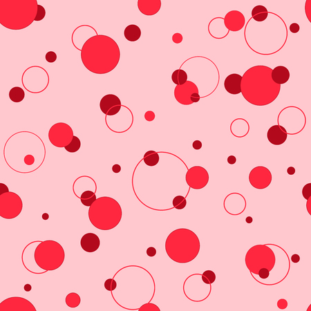 Polka dot abstract texture seamless pattern. Fashion graphic background design. Modern stylish abstract texture. Colorful template for prints, textiles, wrapping, wallpaper, etc. Vector illustrationのイラスト素材