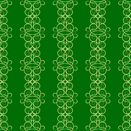 Abstract green seamless pattern. Fashion graphic background design. Modern stylish abstract texture. Colorful floral template for prints, textiles, wrapping, wallpaper, website. Vector illustrationのイラスト素材