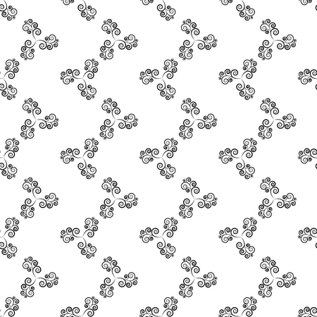 Abstract twig seamless pattern. Fashion graphic background design. Modern stylish abstract texture. Design monochrome template for prints, textile, wrapping, wallpaper, website. Vector illustration.のイラスト素材