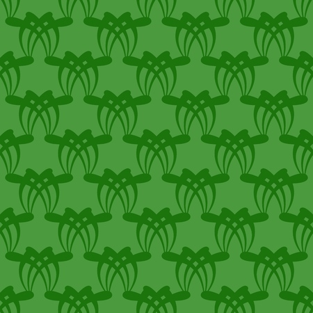 Green abstract arabic seamless pattern. Fashion graphic background design. Modern stylish abstract texture. Colorful template for prints, textiles, wrapping, wallpaper, website. Vector illustrationのイラスト素材