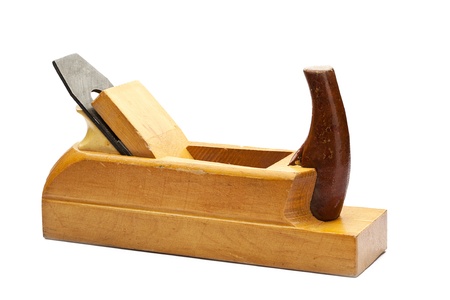 tool for working with wood on a white background