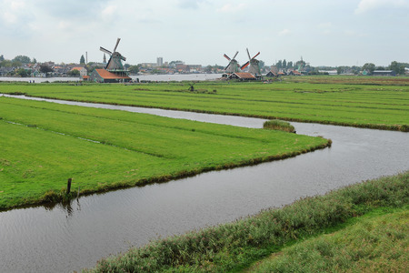 Windmills in Zaanse Schans, Netherlands