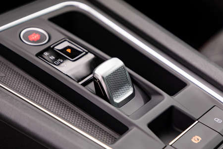 Gear shift in new modern car
