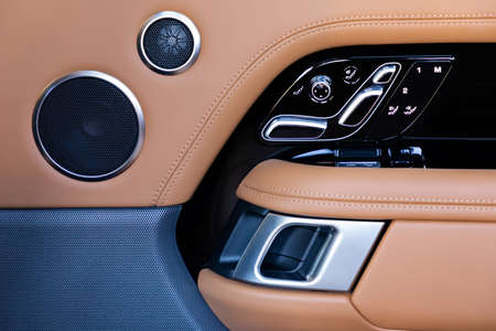 Doors of new luxurious car