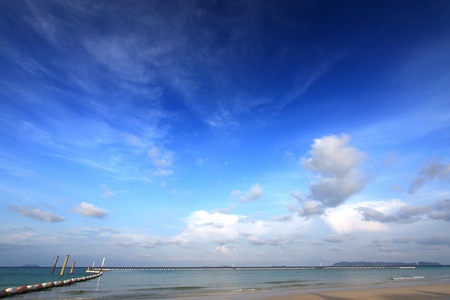 Beautiful sea, a tourist in Thailand. の写真素材
