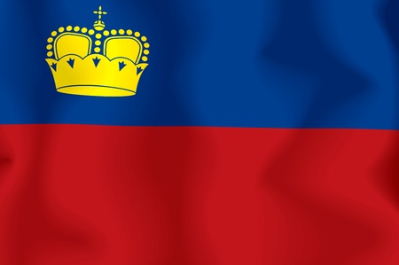 NATIONAL FLAG - LIECHTENSTEINの写真素材