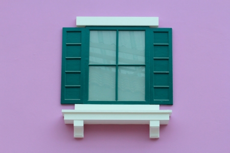 Window on the wall color. の写真素材