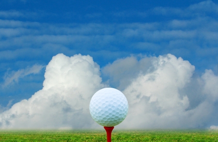Golf ballの写真素材