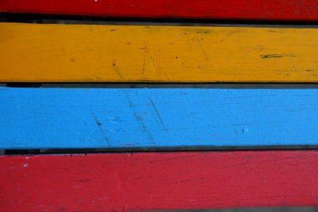 colorful wooden wall backgroundの写真素材