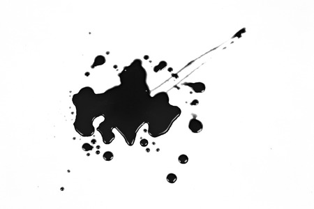 Blood stains isolated on white 