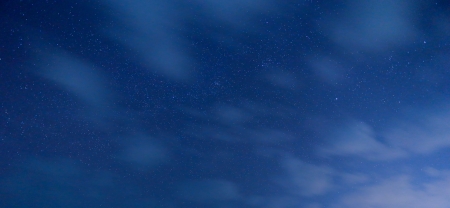 Beautiful star trail image during the nightの写真素材