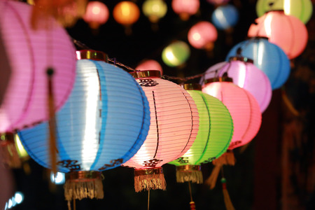 Chinese lanternsの写真素材