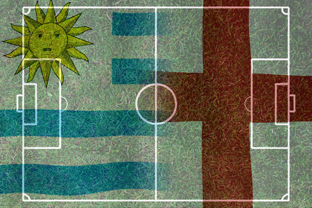Soccer World Cup 2014   Football   Uruguay and Englandの写真素材