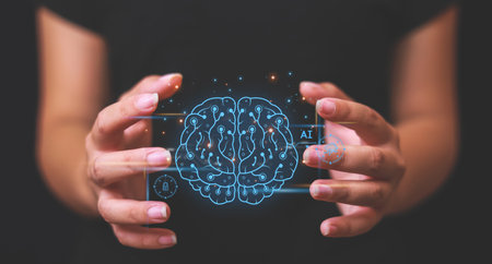 Brain of AI, Symbolic, Machine learning, artificial intelligence of futuristic technology. AI...