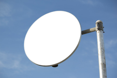 Blank White Traffic Sign