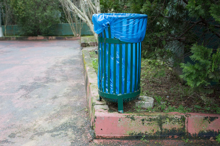 Trash can-Public garbage canの写真素材
