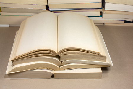 blank book pagesの写真素材