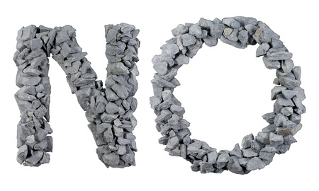 NO word on whiteの写真素材