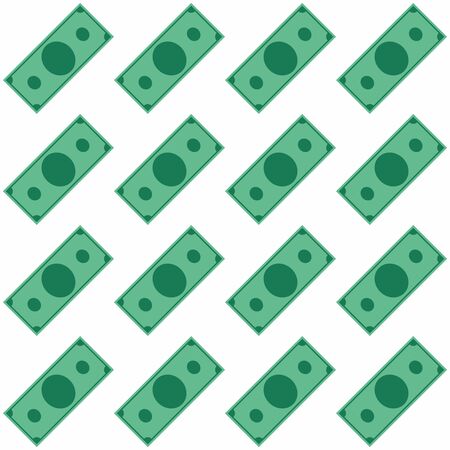 stack of paper currency template, vector.のイラスト素材