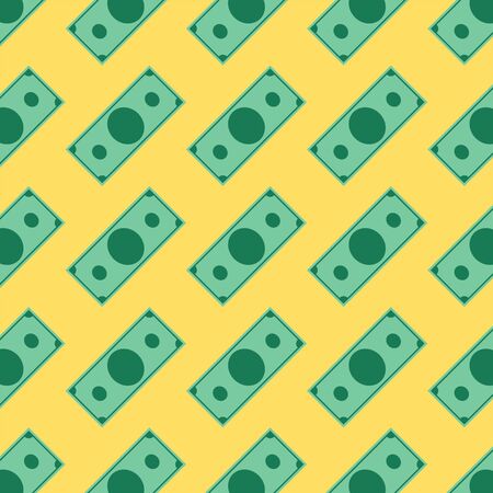 Stack of paper currency pattern, vector.のイラスト素材