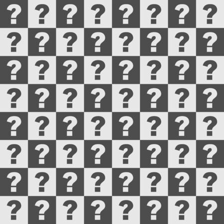 Question mark icon vector.Seamless pattern background.のイラスト素材