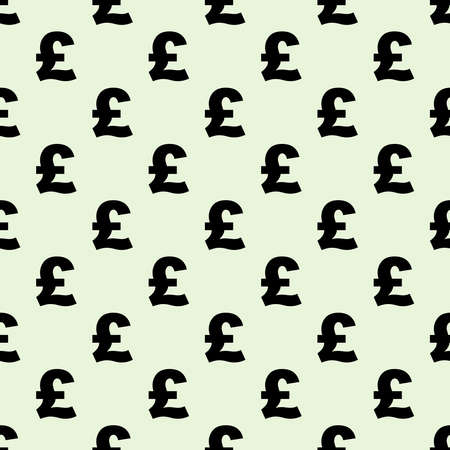seamless pattern with Pound symbol icon vector,seamless pattern background.のイラスト素材