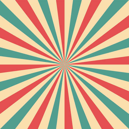 retro sunburst vector abstract background, wallpaper, illustration.のイラスト素材