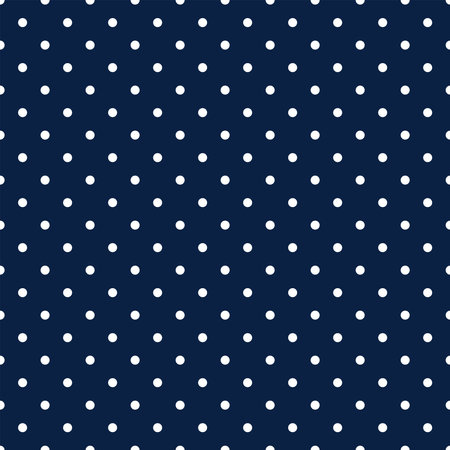 seamless pattern white polka dots vector illustrationのイラスト素材