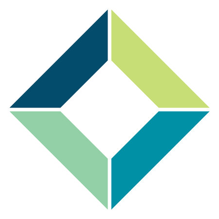 square chart with 4 stages diagram vector illustration,infographic template.のイラスト素材