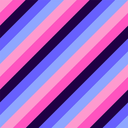 Colorful seamless pattern diagonal striped background with Omnisexual flag colors.Wallpaper vector.のイラスト素材