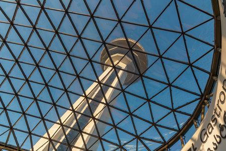 Ankara, Turkey - July 05, 2022: Atakule Tower is the primary landmark of Ankara, Turkeyのeditorial素材