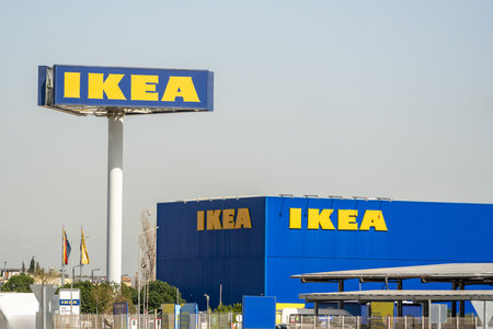 Antalya, Turkey - March 29, 2024: IKEA Antalya Store. IKEA is the world's largest furniture retailer and sells ready-to-assemble furnitureのeditorial素材