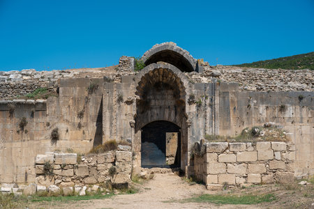 Incirhan Caravanserai, built by GÄ±yaseddin Keykubad Bin Keyhusrev, located on the Antalya Burdur roadの写真素材
