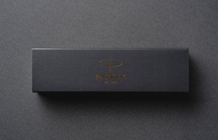 Antalya, Turkey - March 3, 2024: Parker Jotter Original ballpoint pen box