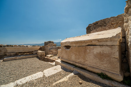 Kibyra Ancient City located in the Horzum neighborhood of Golhisar district of Burdurの写真素材