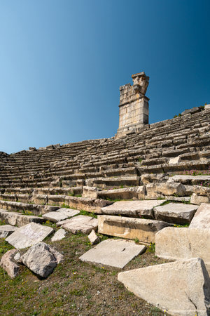 Kibyra Ancient City located in the Horzum neighborhood of Golhisar district of Burdurの写真素材