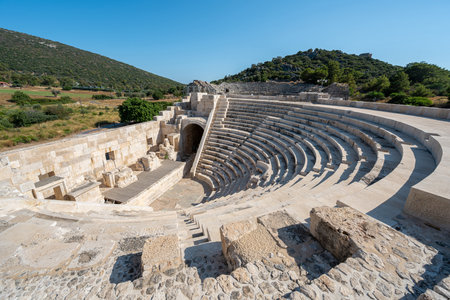 Ancient ruins of Patara, a historic Lycian coastal city in southwestern Turkeyの写真素材