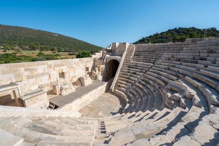 Ancient ruins of Patara, a historic Lycian coastal city in southwestern Turkeyの写真素材