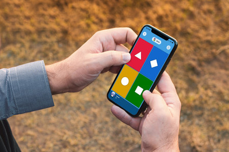 Antalya, Turkey - March 29, 2026: Kahoot quiz interface on smartphone held in hand concept