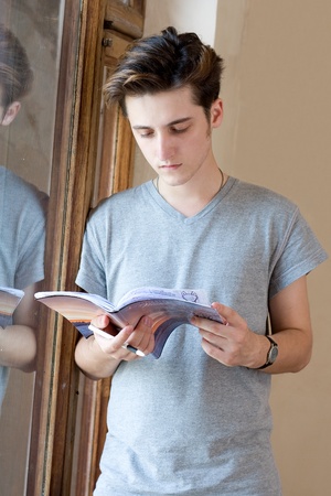 Portrait of young student
