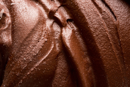 Close up of chocolate Spread as a Food Backgroundの写真素材