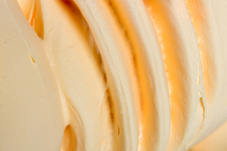 Orange cream whipped for making cakes Orange cream whipped for making cakes