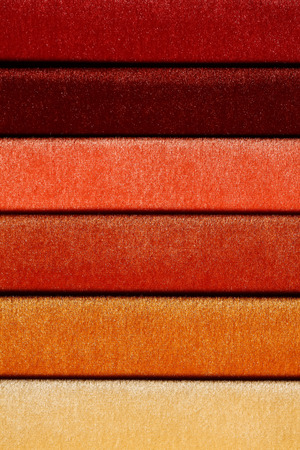 Material samples in ideal warm colours. High resolution photo.の写真素材