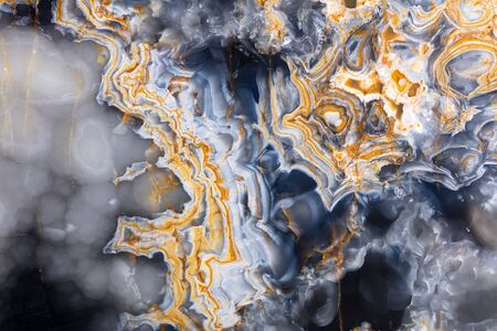 Unusual onyx texture in great blue color as part of your style.